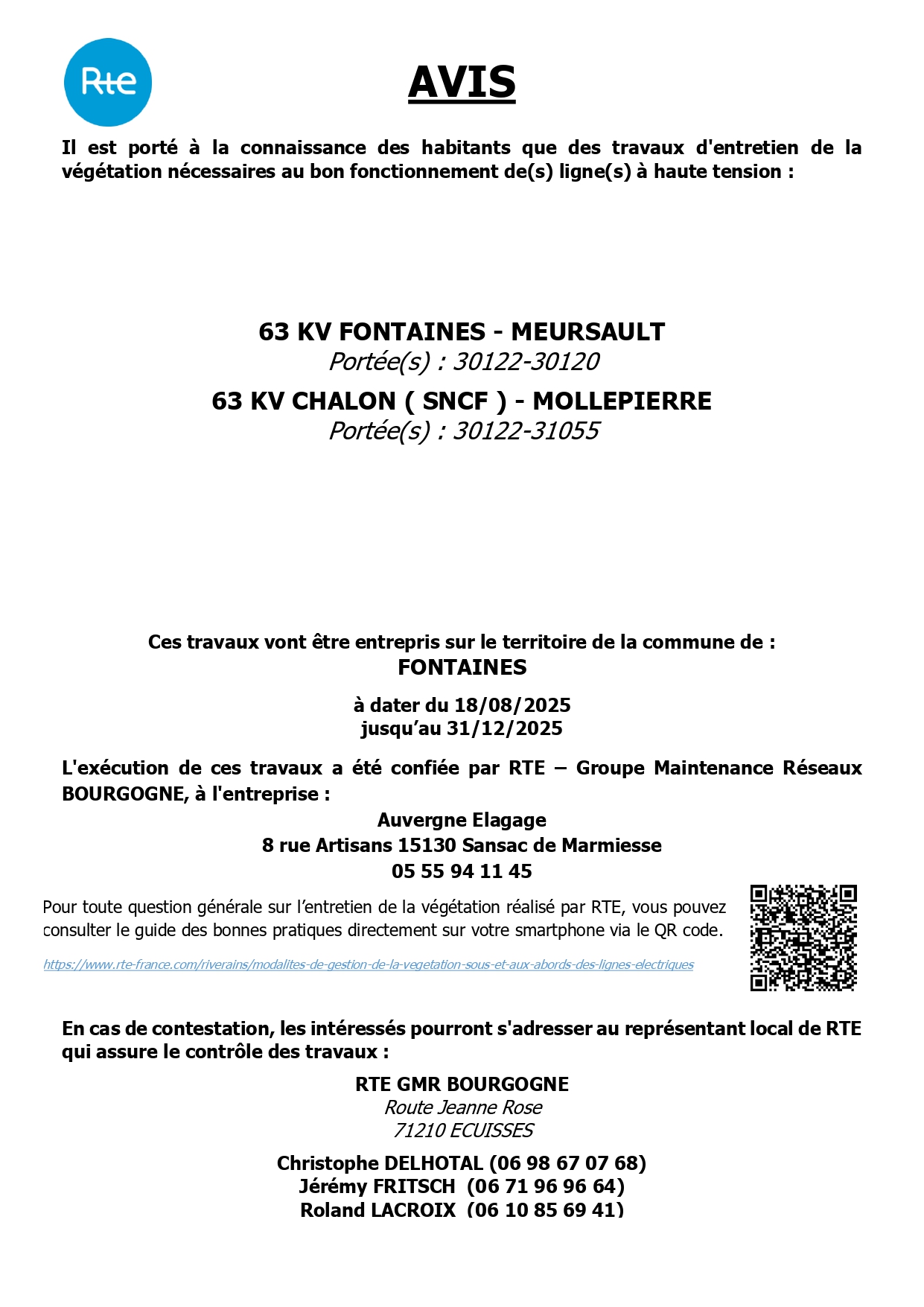 Travaux d'élagage et abattage