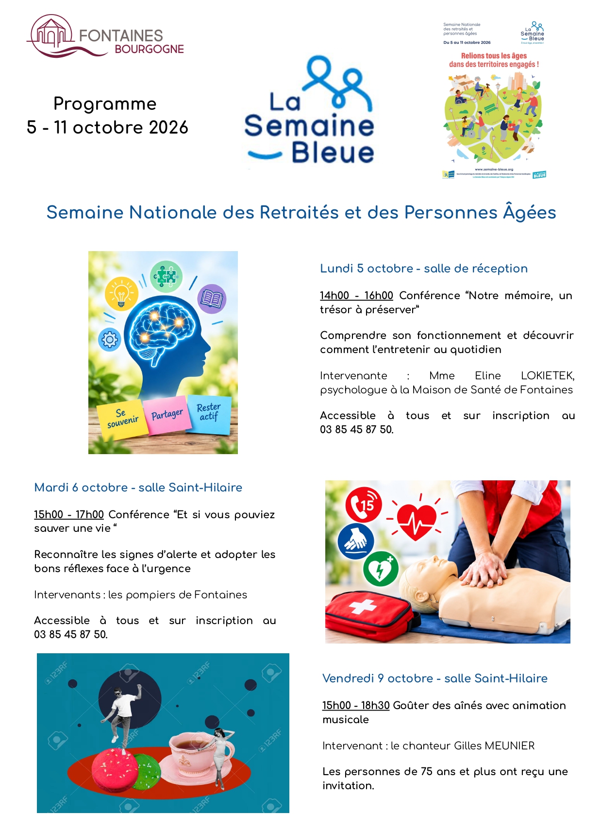 La semaine bleue